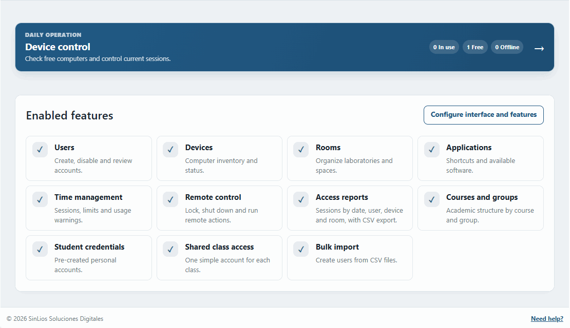 System add-on features